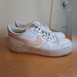 Nike Air Force 1 '07 Next‎ Nature Fossil Rose adult 16.5 White Pink
